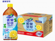 雀巢茶萃低糖冰极柠檬茶1L升大瓶装整箱桃子清乌龙混合果汁茶饮料